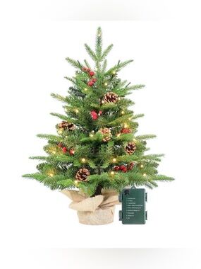 2ft Pre-lit Table Top Christmas Tree